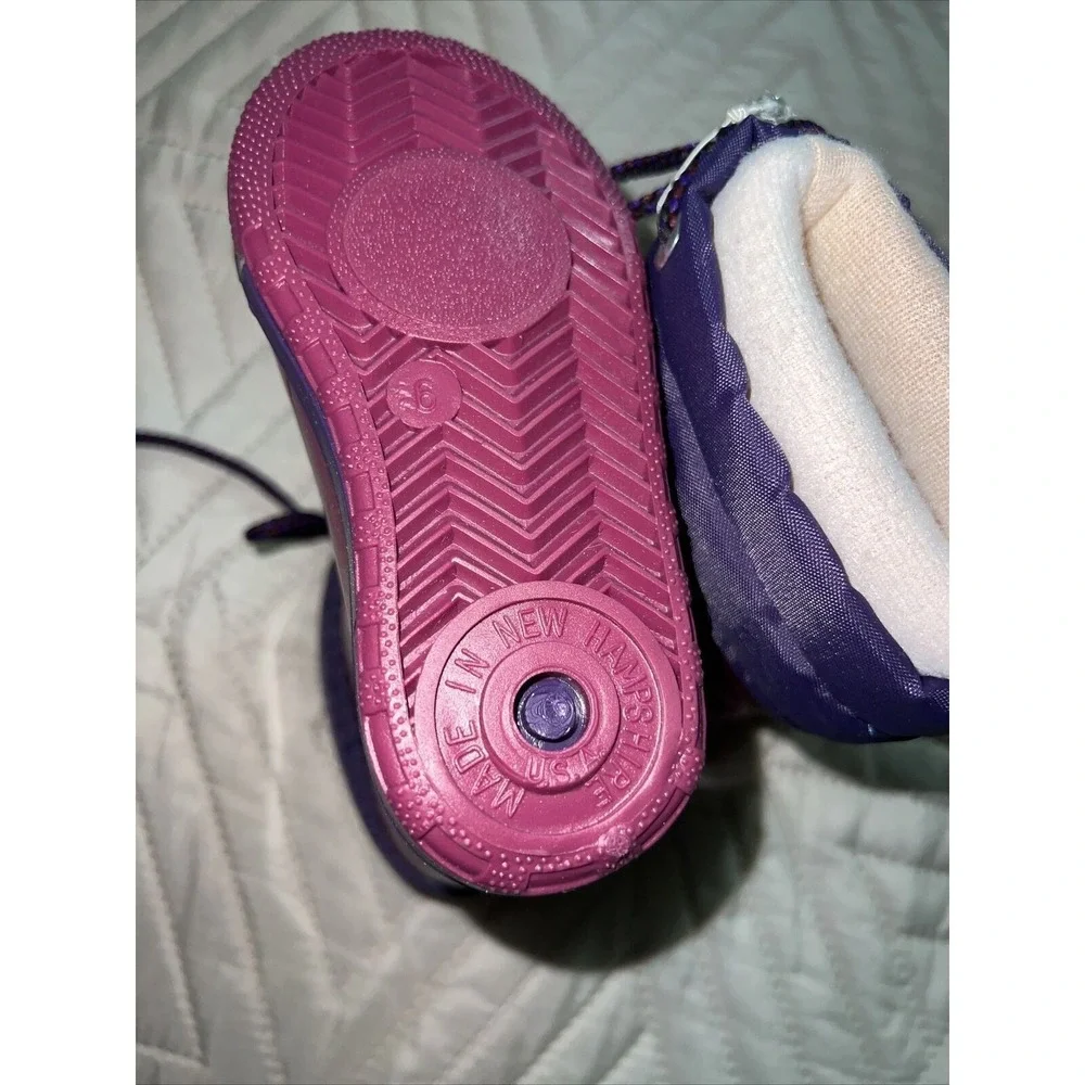 LaCrosse Turbo II Youth Rain Boots Size 6 Rose Purple Insulated Waterproof NWT